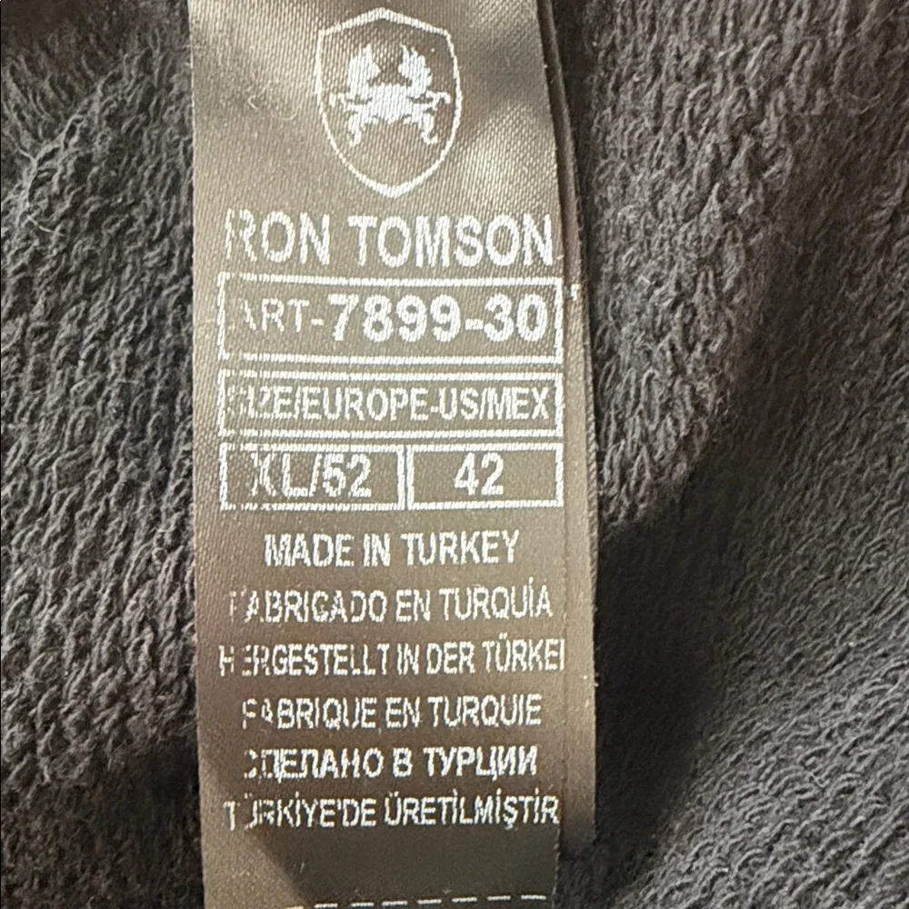 Ron Tomson Black Asymmetrical Draped Cardigan Jacket Raw Edge